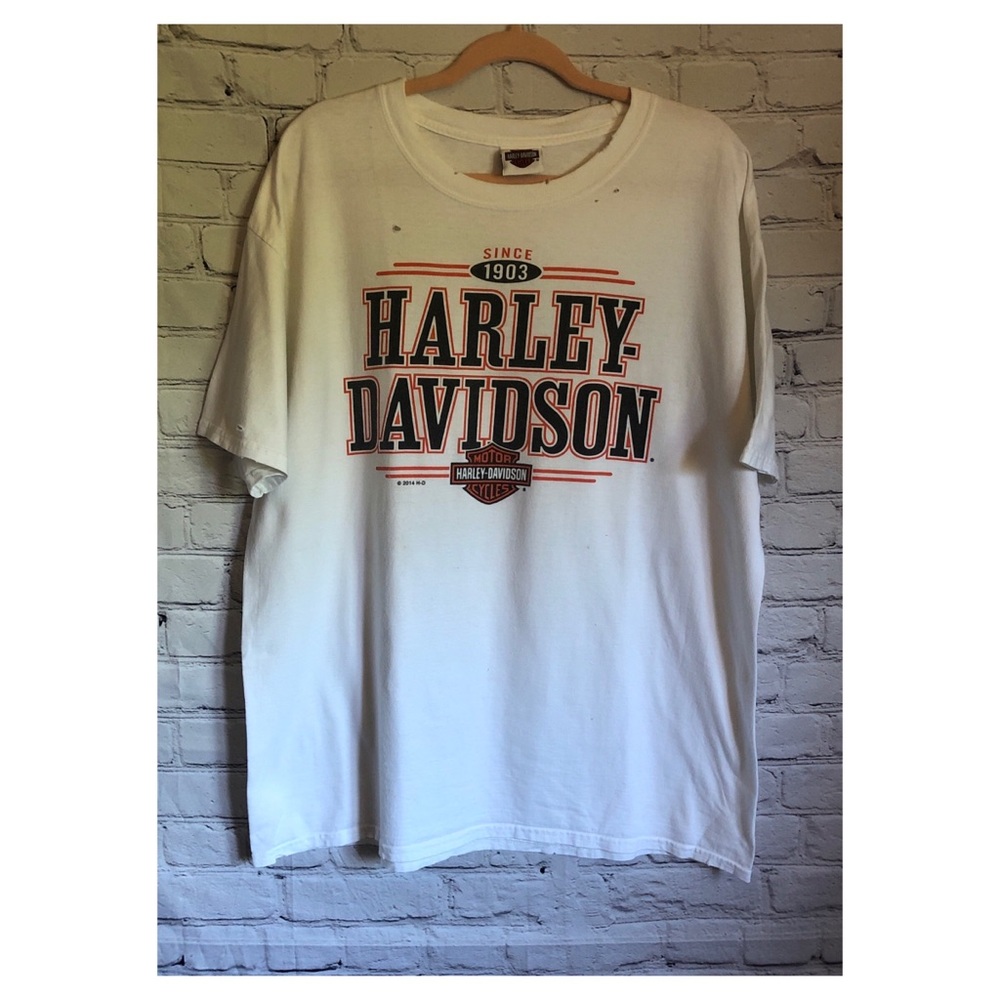 Vintage Harley Davidson Distressed Tee
